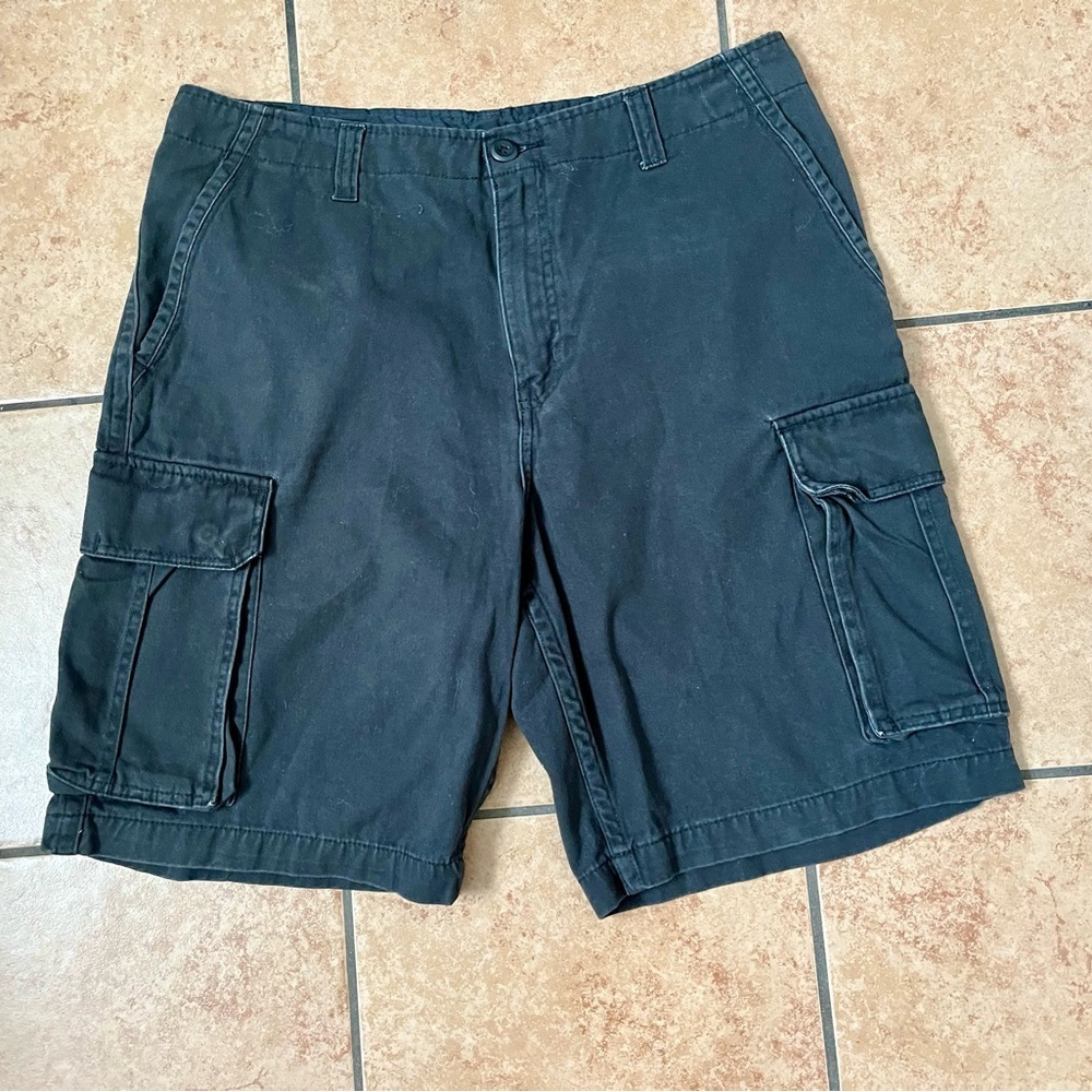 Faded Glory Black Cargo Shorts with Classic Design - Picture 5 of 6
